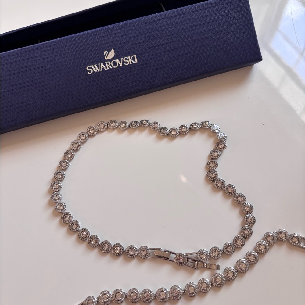 Swarovski Silver Set